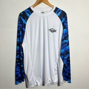 Men's Long Sleeve Shirt Palmyth fishing UPF 50 sun protection t-shirt sz XL